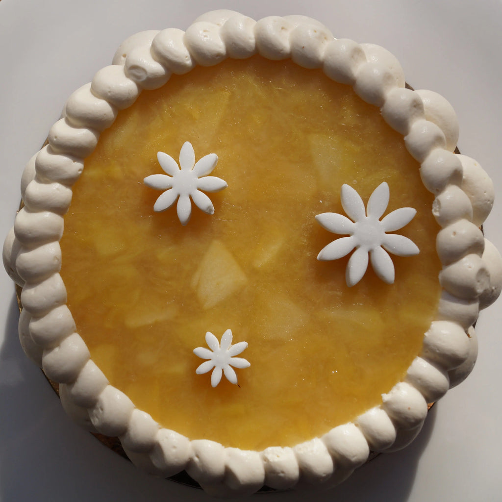 🍏 Tarte Pomme Caramel, Sablé Breton & Ganache Montée Caramel 🍏 l'atelier de l'alouette